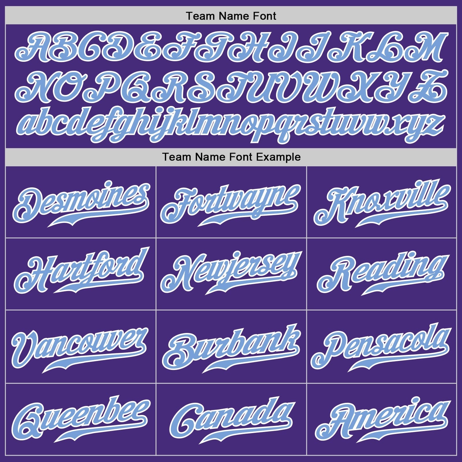 Custom Purple White Pinstripe Light Blue-White Authentic Baseball Jersey baseball jersey product view 5
