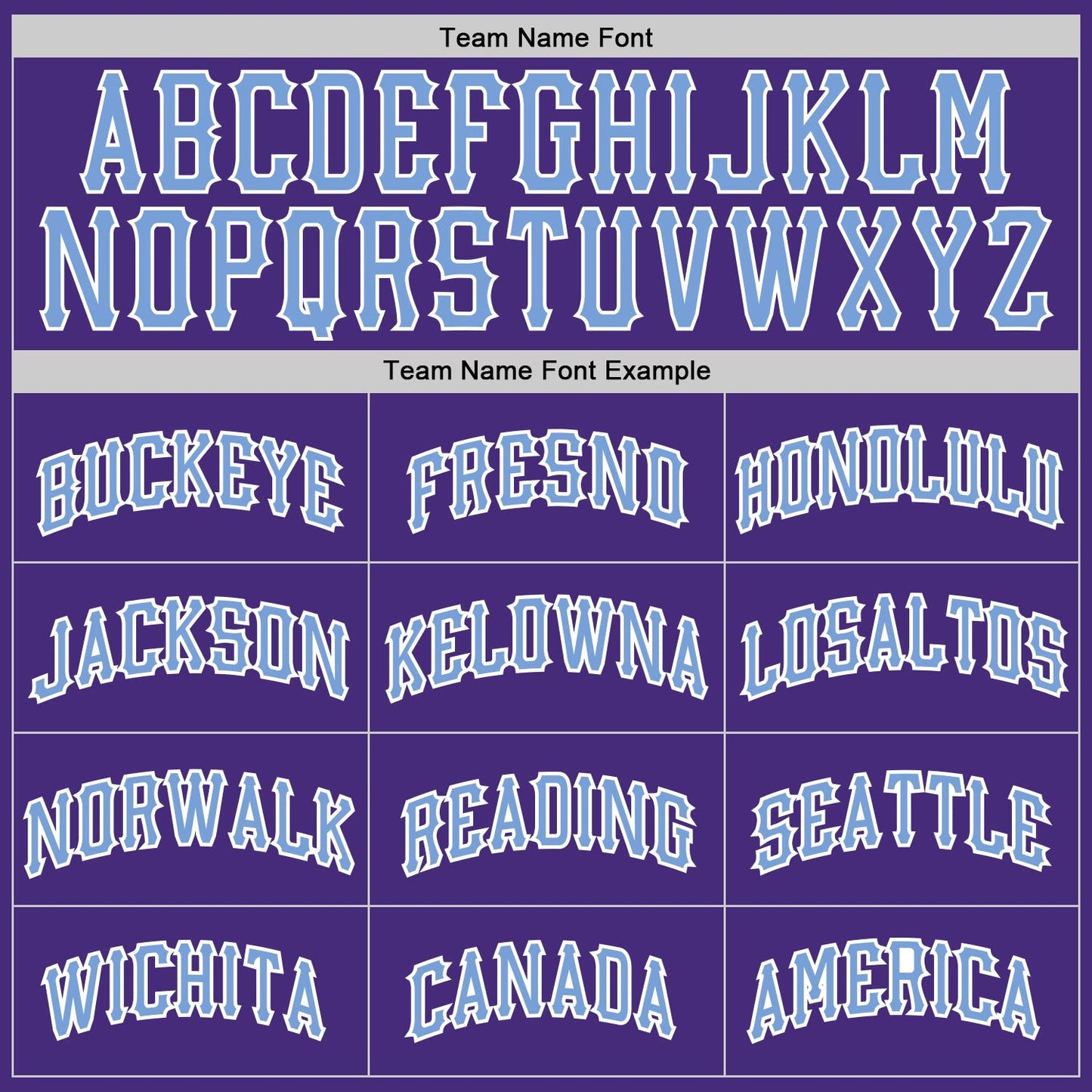 Custom Purple Light Blue-White Authentic Baseball Jersey baseball jersey product view 4