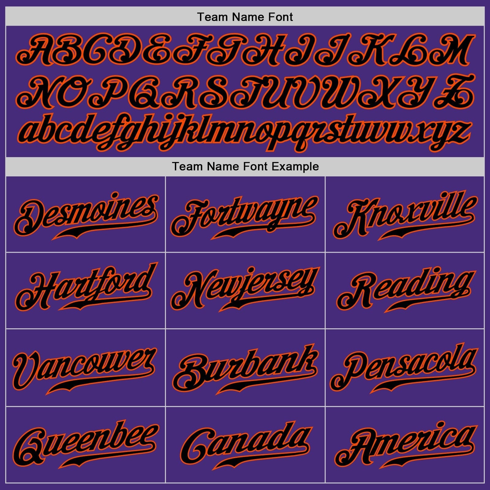 Custom Purple Black-Orange Authentic Baseball Jersey baseball jersey product view 4