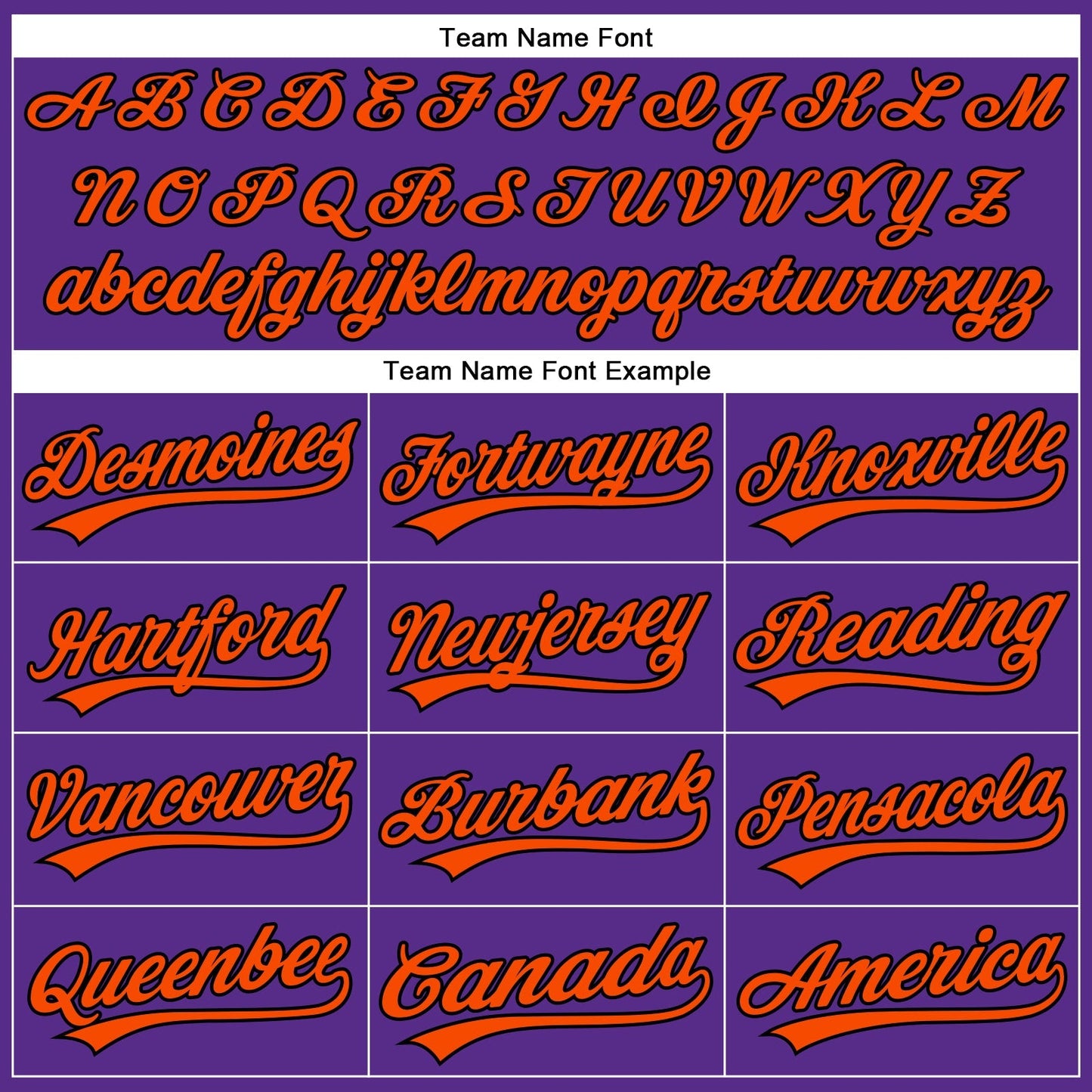 Custom Purple Black Pinstripe Orange Authentic Baseball Jersey baseball jersey product view 4