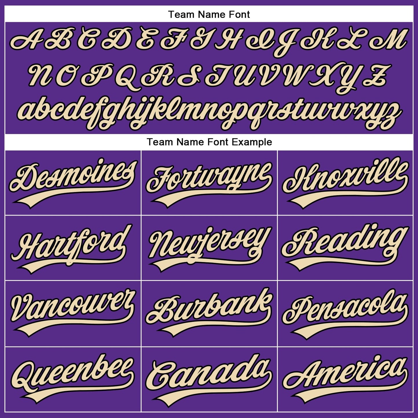 Custom Purple Black Pinstripe City Cream Authentic Baseball Jersey baseball jersey product view 4