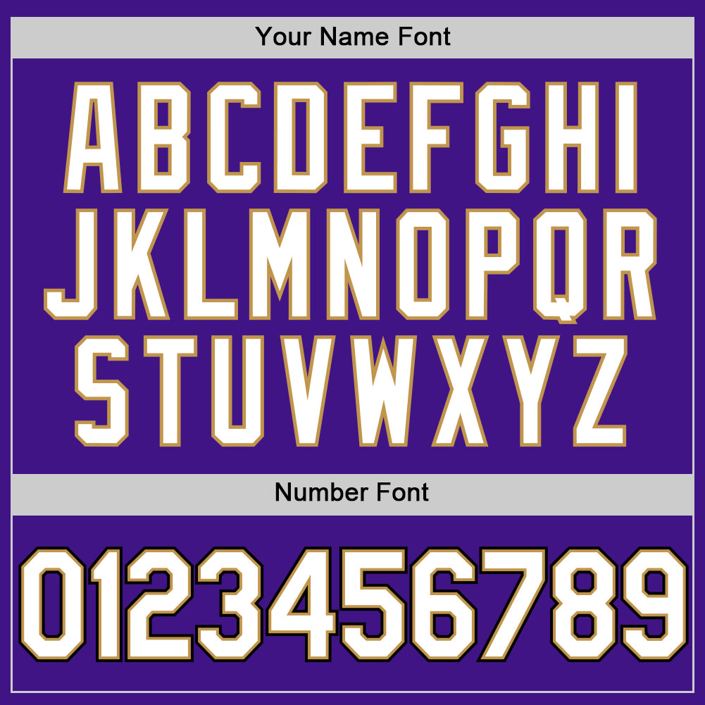 Custom Purple Old Gold-Black Authentic Throwback Baseball Jersey baseball jersey product view 5