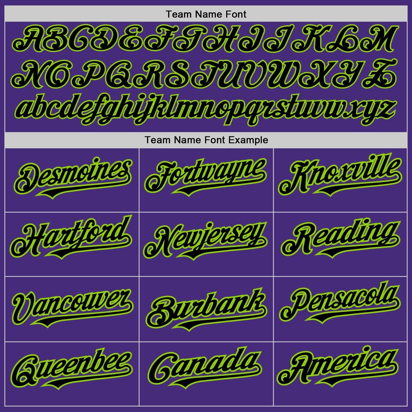 Custom Purple Black-Neon Green Authentic Baseball Jersey baseball jersey product view 4