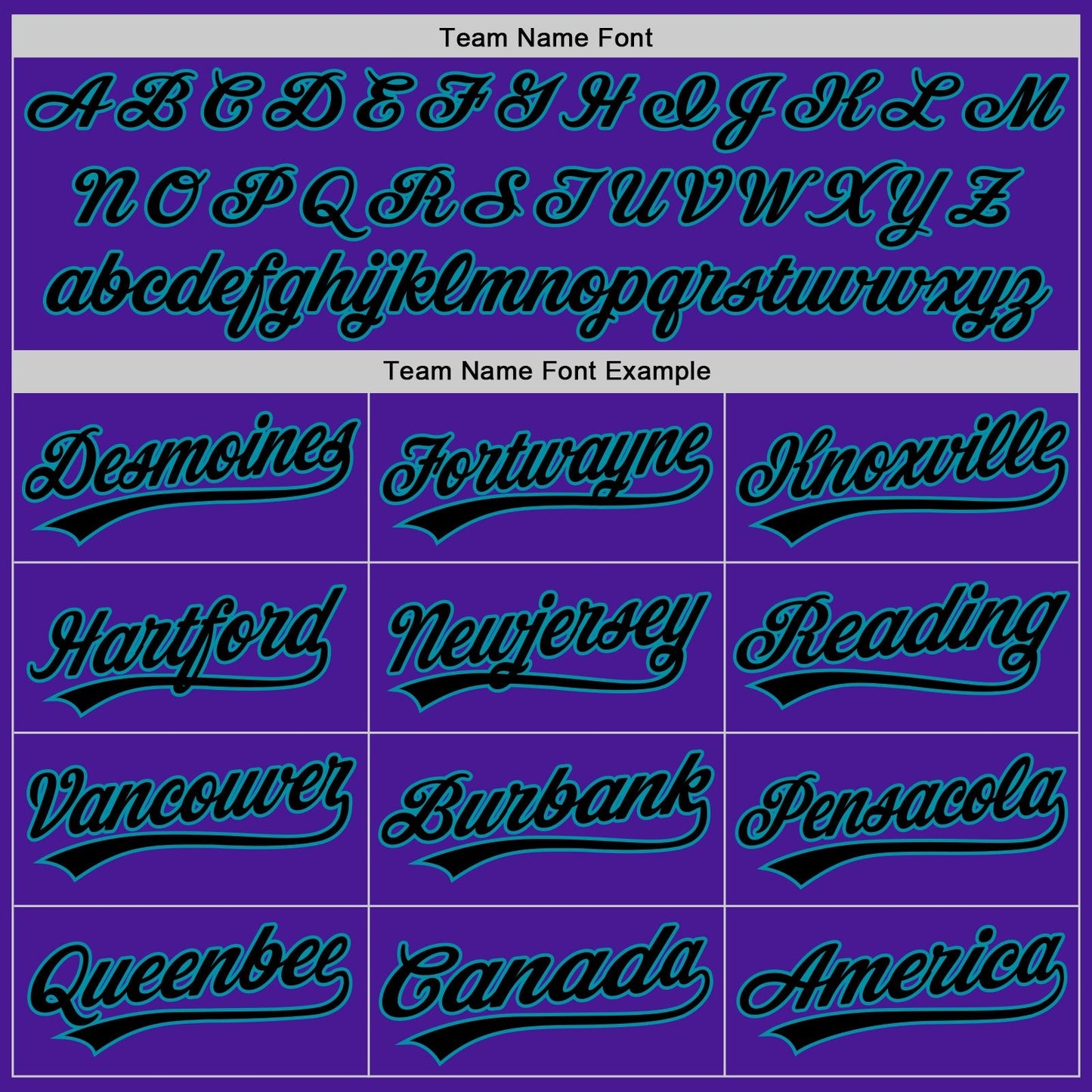 Custom Purple Black-Teal Authentic Throwback Baseball Jersey baseball jersey product view 4