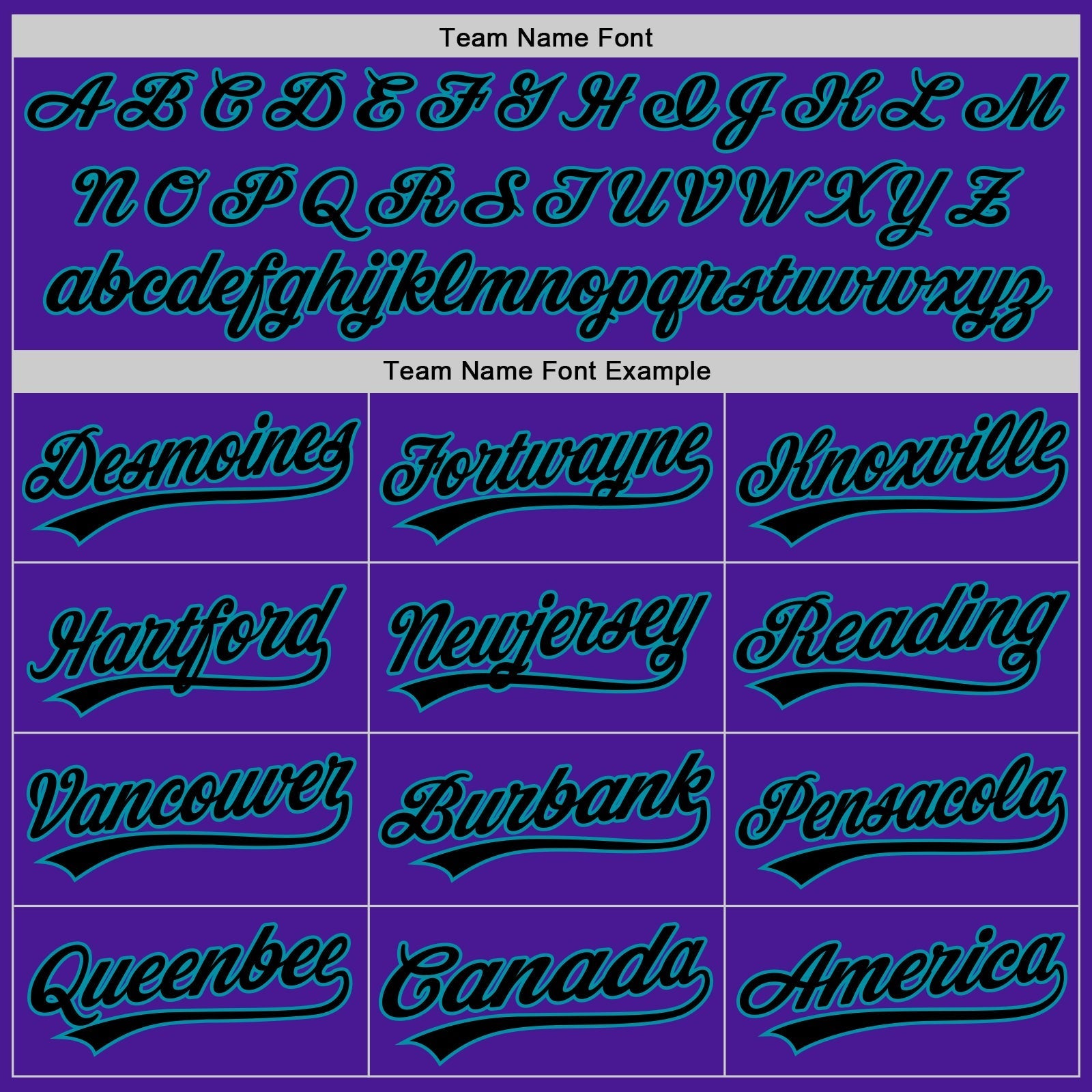 Custom Purple Black-Teal Authentic Throwback Baseball Jersey baseball jersey product view 4