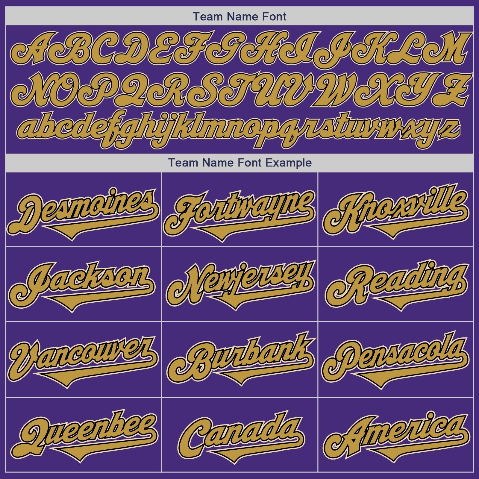 Custom Purple Old Gold Black-Cream Authentic Baseball Jersey baseball jersey product view 4