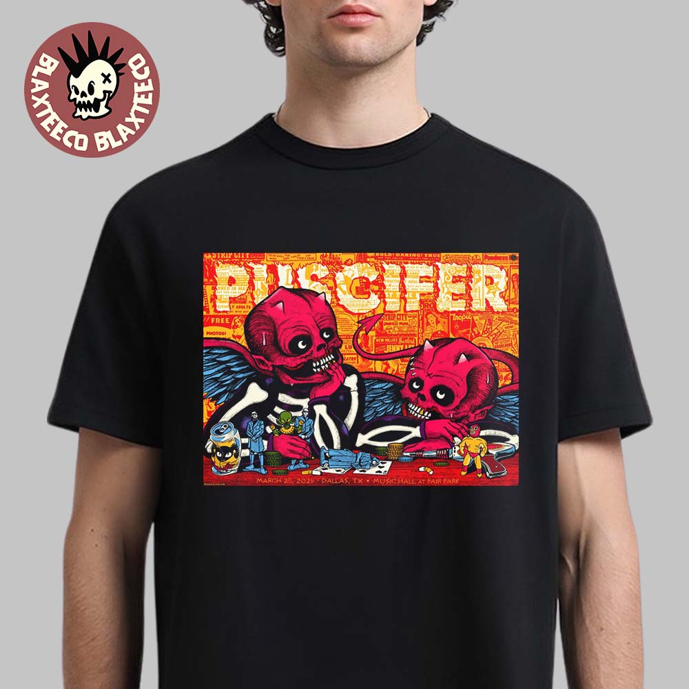 Puscifer Dallas Texas 2026 Venue Poster At Music Hall At Fair Park On March 25 2026 Normal Isnt North American Tour T-Shirt - T-Shirt, Sweatshirt, Hoodie