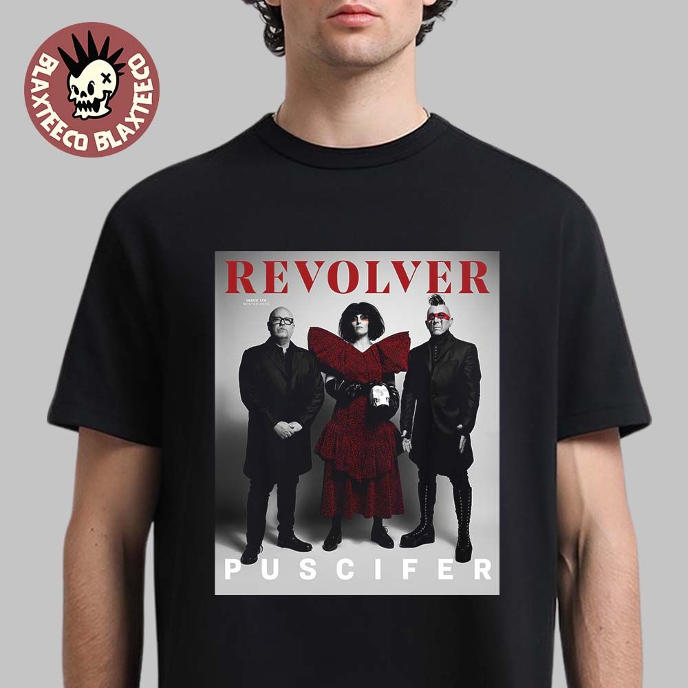 Puscifer Graces The Cover Of Revolver Issue 174 Winter 2026 T-Shirt Unisex T-shirt, Sweatshirt, Hoodie, Long Sleeve Tee - T-Shirt, Sweatshirt, Hoodie