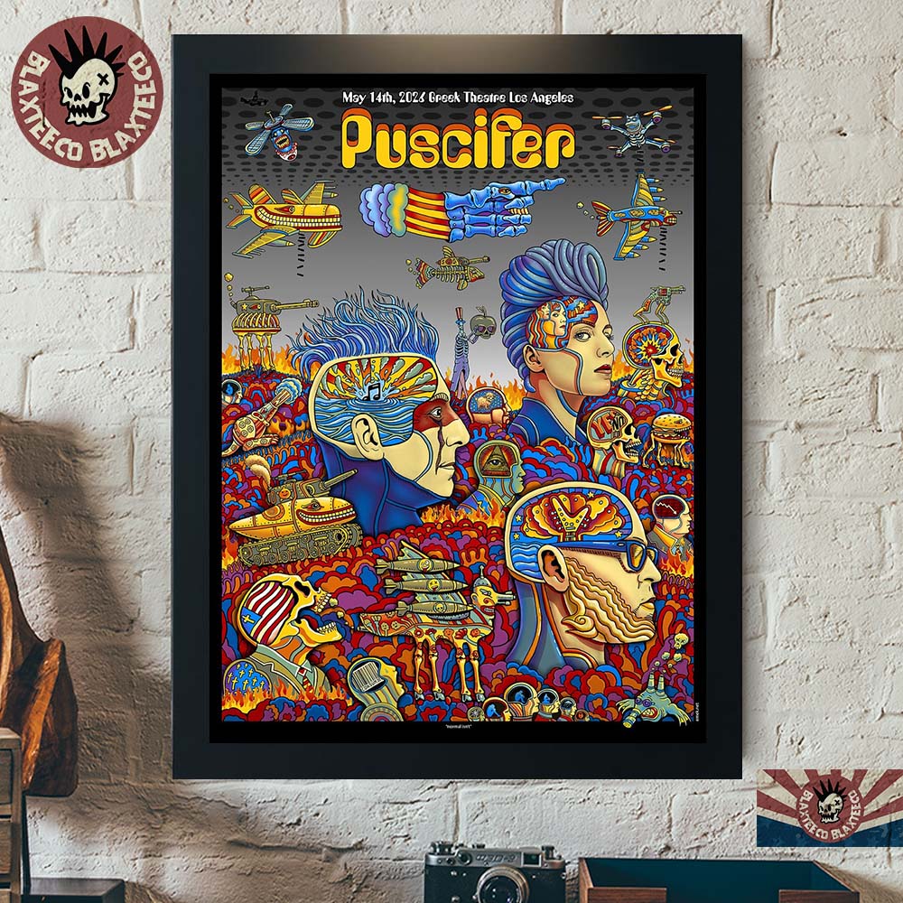 Puscifer Los Angeles California 2026 Event Poster At Greek Theatre On May 14 2026 Home Decor Poster Canvas - T-Shirt, Sweatshirt, Hoodie