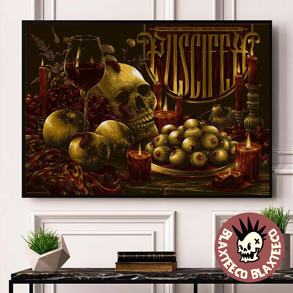 Puscifer Phoenix Arizona 2026 Gig Poster For Show At Arizona Financial Theatre On March 21 2026 Home Decor Poster Canvas - T-Shirt, Sweatshirt, Hoodie