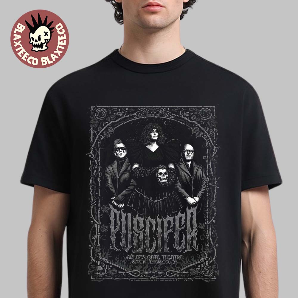 Puscifer San Francisco California 2026 Gig Poster At Golden Gate Theatre On May 11 2026 T-Shirt - T-Shirt, Sweatshirt, Hoodie