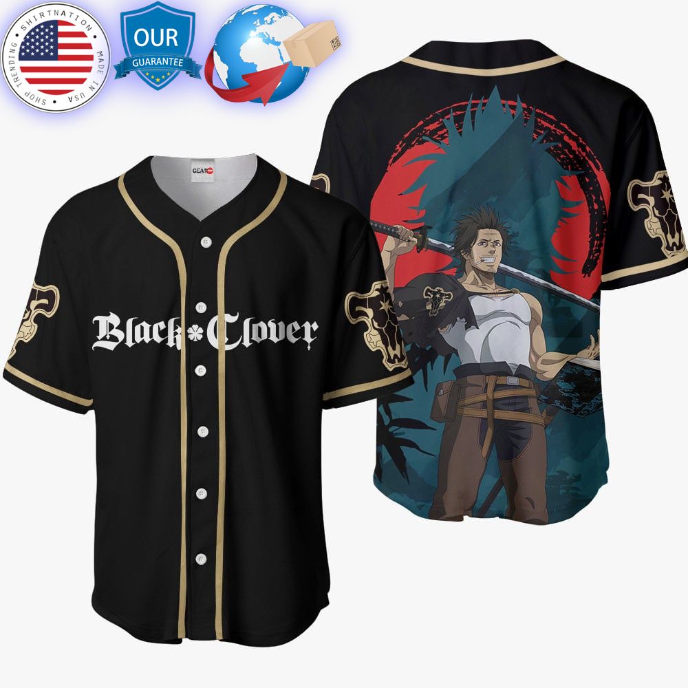HOT Black Clover Yami Sukehiro Baseball Jersey baseball jersey product view 1