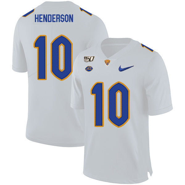Quadree Henderson 10 White College Football Jersey football jersey product view 1