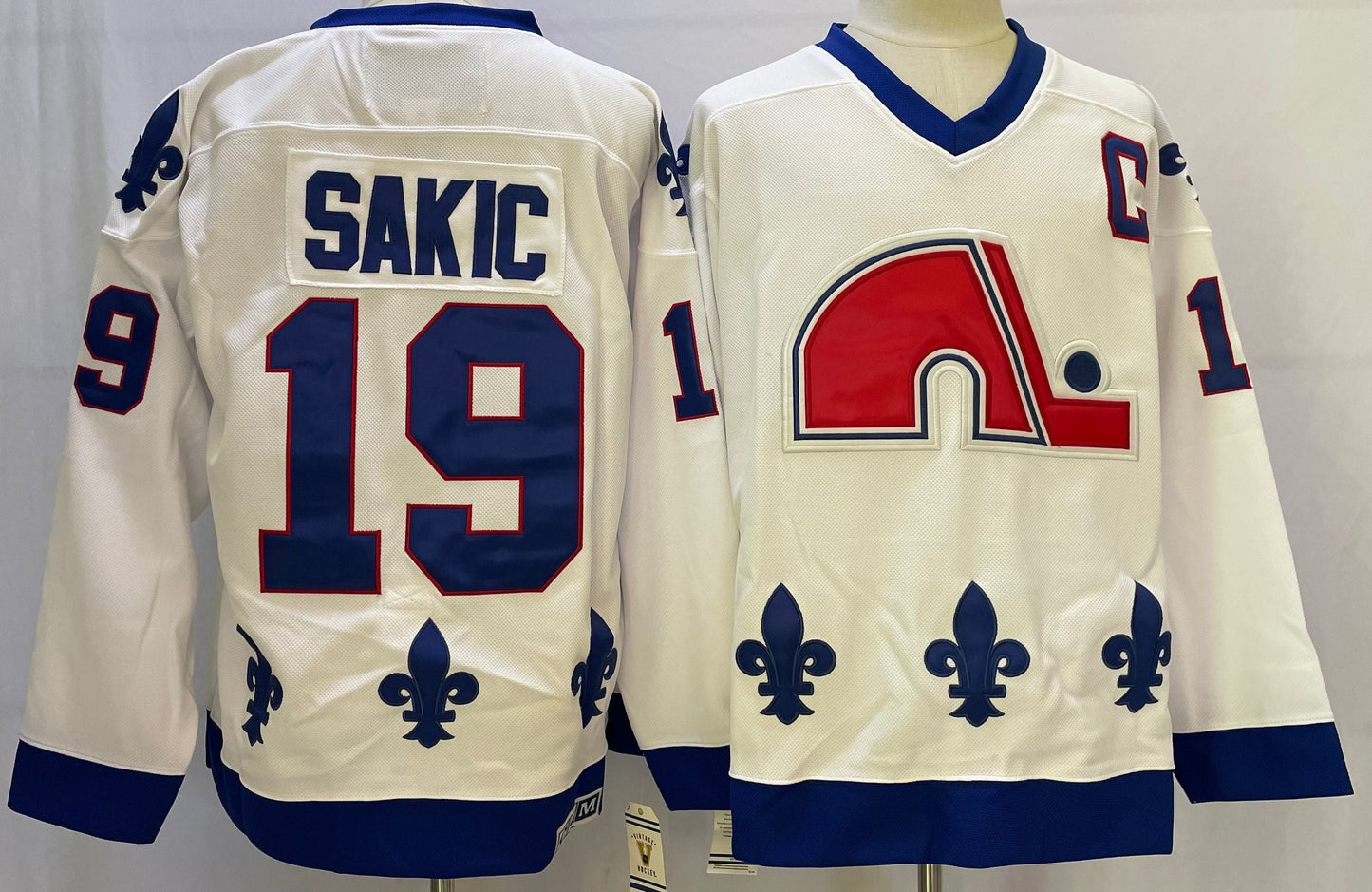 Quebec Nordiques #19 Joe Sakic Style 1 Hockey Jersey hockey jersey product view 1