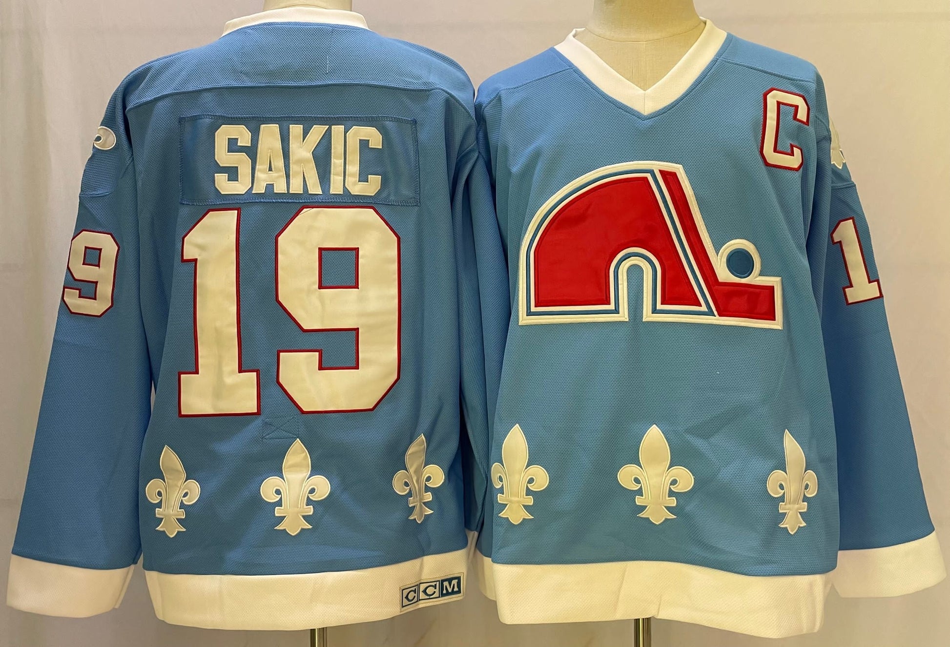 Quebec Nordiques #19 Joe Sakic Style 2 Hockey Jersey hockey jersey product view 1