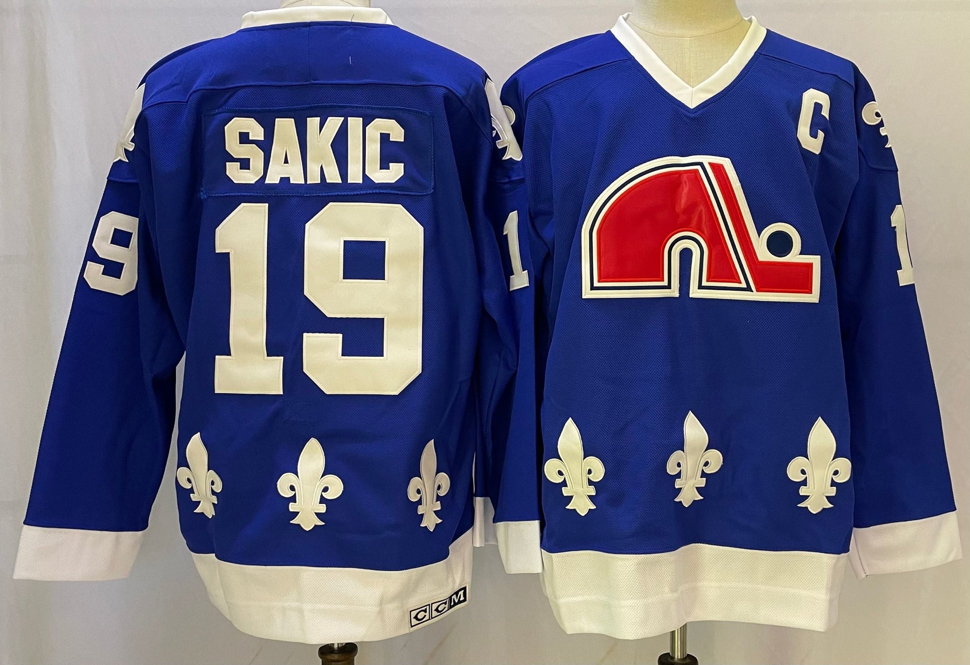 Quebec Nordiques #19 Joe Sakic Style 3 Hockey Jersey hockey jersey product view 1