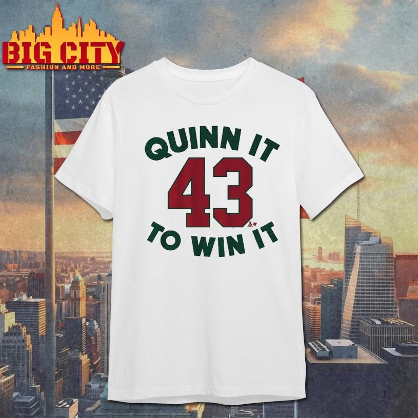 Quinn Hughes Quinn It To Win It Shirt Unisex T-shirt, Sweatshirt, Hoodie, Long Sleeve Tee - T-Shirt, Sweatshirt, Hoodie