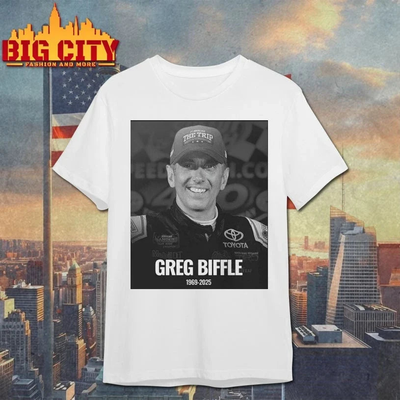 RIP Greg Biffle 1969 2025 Nascar shirt Unisex T-shirt, Sweatshirt, Hoodie, Long Sleeve Tee - T-Shirt, Sweatshirt, Hoodie