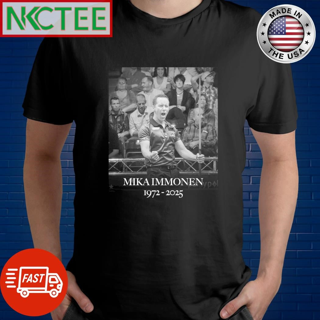 RIP Mika Immonen 1972 2025 shirt Unisex T-shirt, Sweatshirt, Hoodie, Long Sleeve Tee - T-Shirt, Sweatshirt, Hoodie