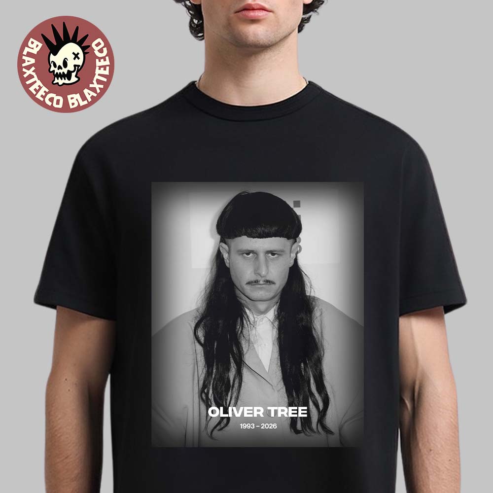 RIP Rest In Piece Oliver Tree 1993 2026 Thank You For The Memories T-Shirt Unisex T-shirt, Sweatshirt, Hoodie, Long Sleeve Tee - T-Shirt, Sweatshirt, Hoodie