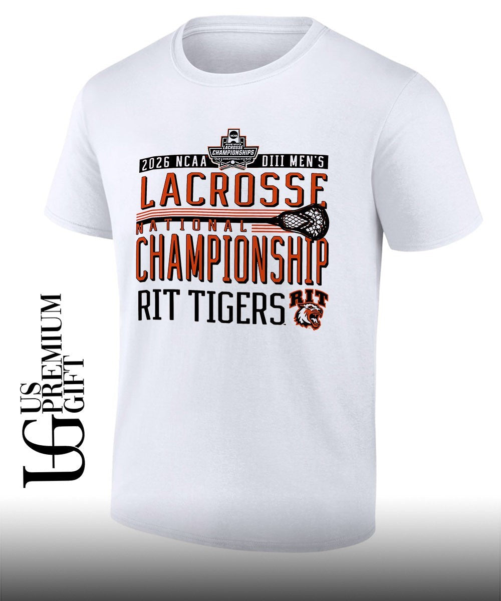 RIT Tigers NCAA Division III Mens Lacrosse National Championship 2026 shirt Unisex T-shirt, Sweatshirt, Hoodie, Long Sleeve Tee - T-Shirt, Sweatshirt, Hoodie