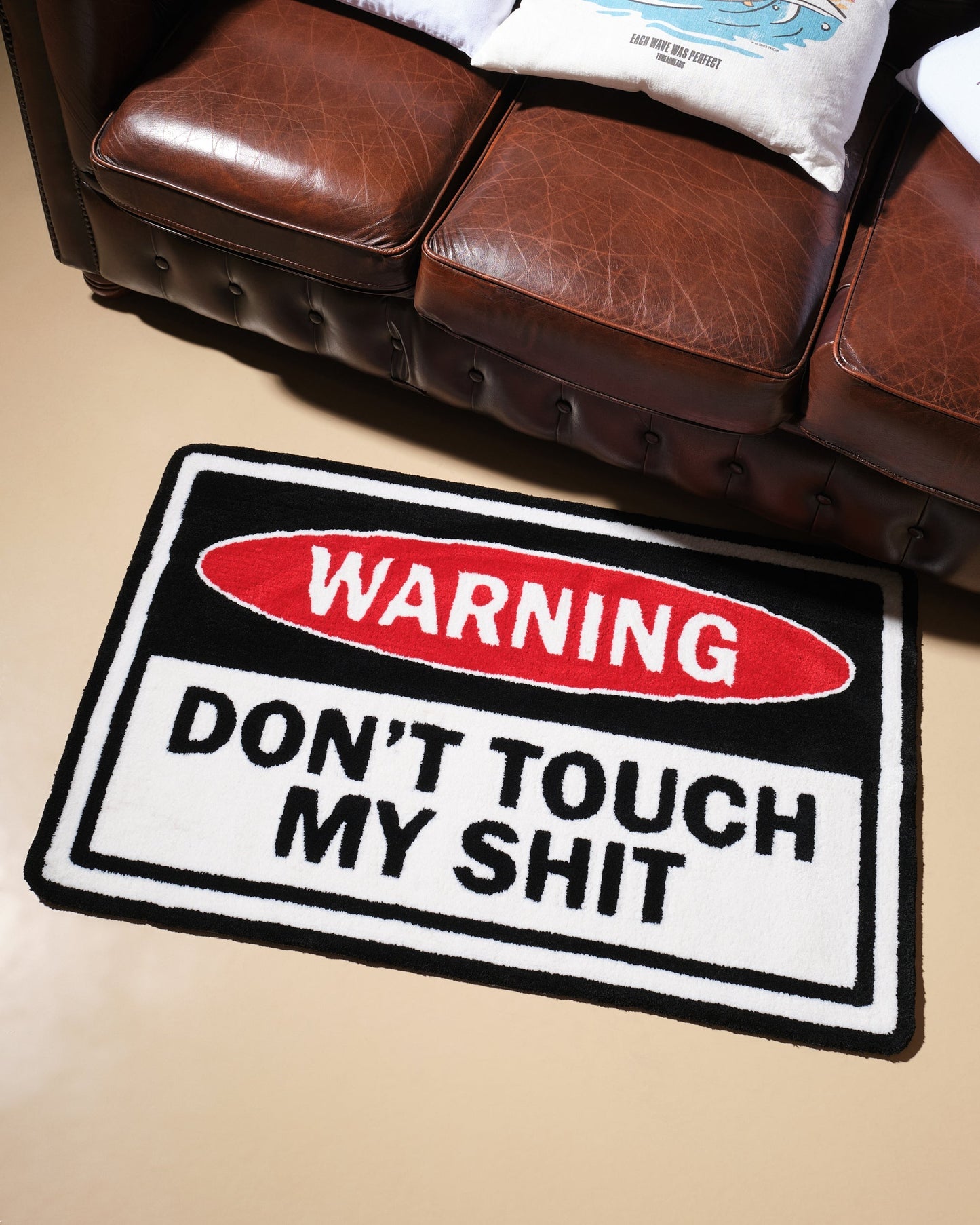 Don't Touch My Shit Rug Unisex T-shirt, Sweatshirt, Hoodie, Long Sleeve Tee - T-Shirt, Sweatshirt, Hoodie