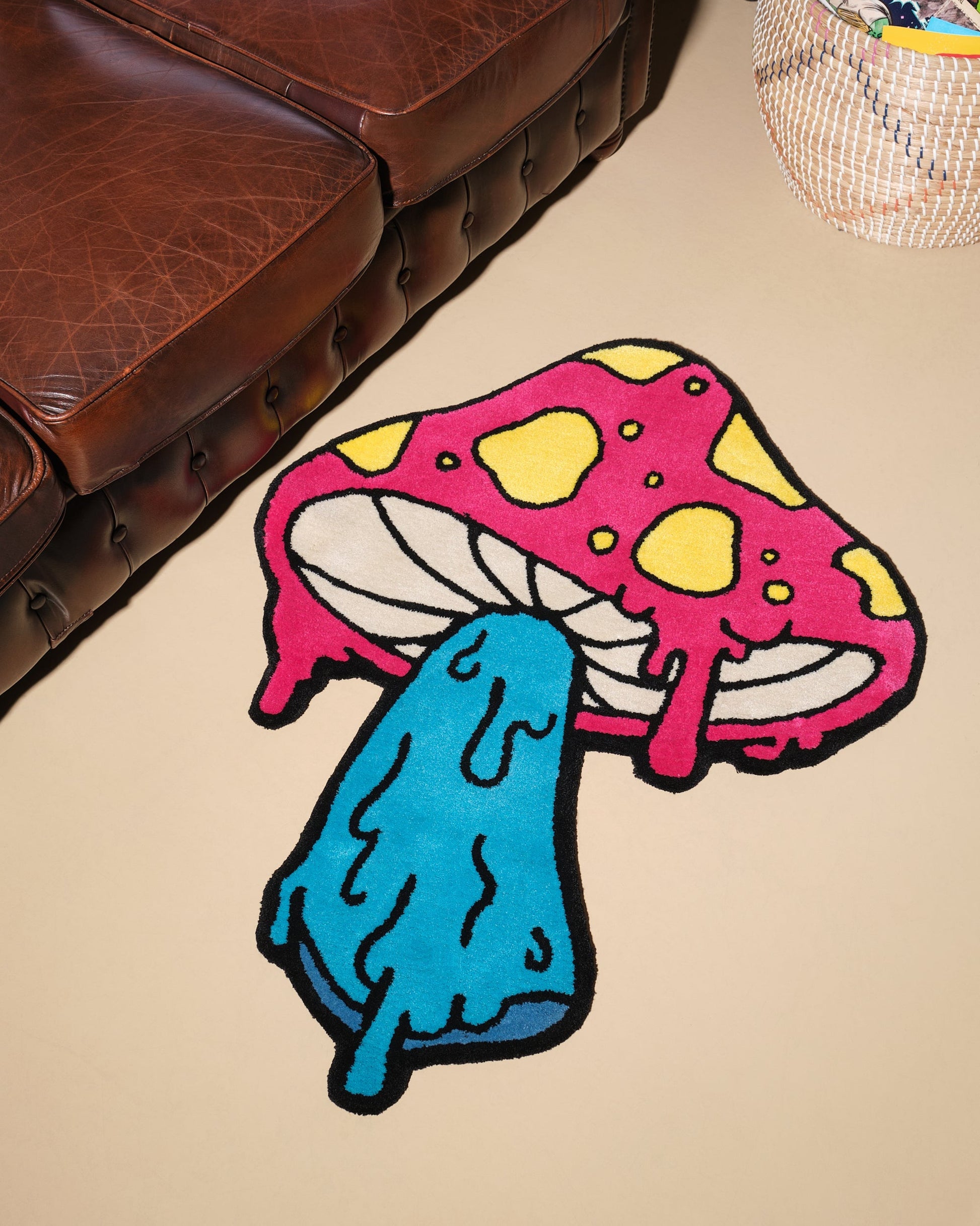 Shrooms Rug Unisex T-shirt, Sweatshirt, Hoodie, Long Sleeve Tee - T-Shirt, Sweatshirt, Hoodie