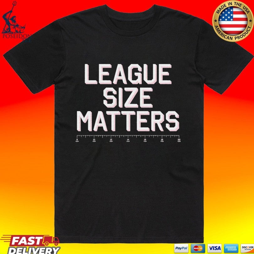 Lisa Ann League Size Matters T-shirt Unisex T-shirt, Sweatshirt, Hoodie, Long Sleeve Tee - T-Shirt, Sweatshirt, Hoodie