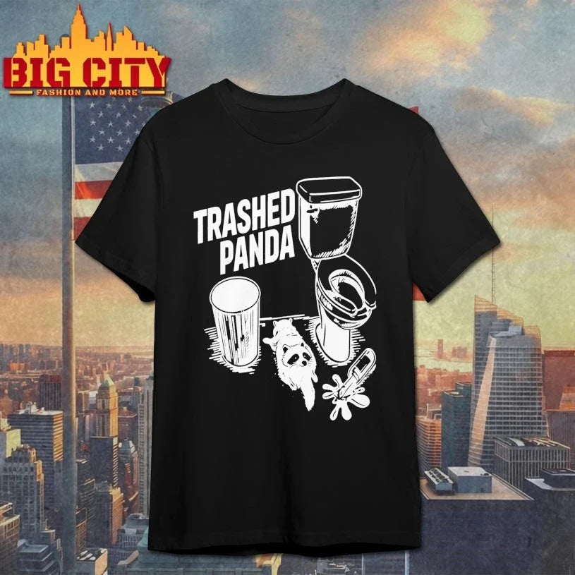 Racoon In Toilet Trashed Panda Drunk shirt Unisex T-shirt, Sweatshirt, Hoodie, Long Sleeve Tee - T-Shirt, Sweatshirt, Hoodie