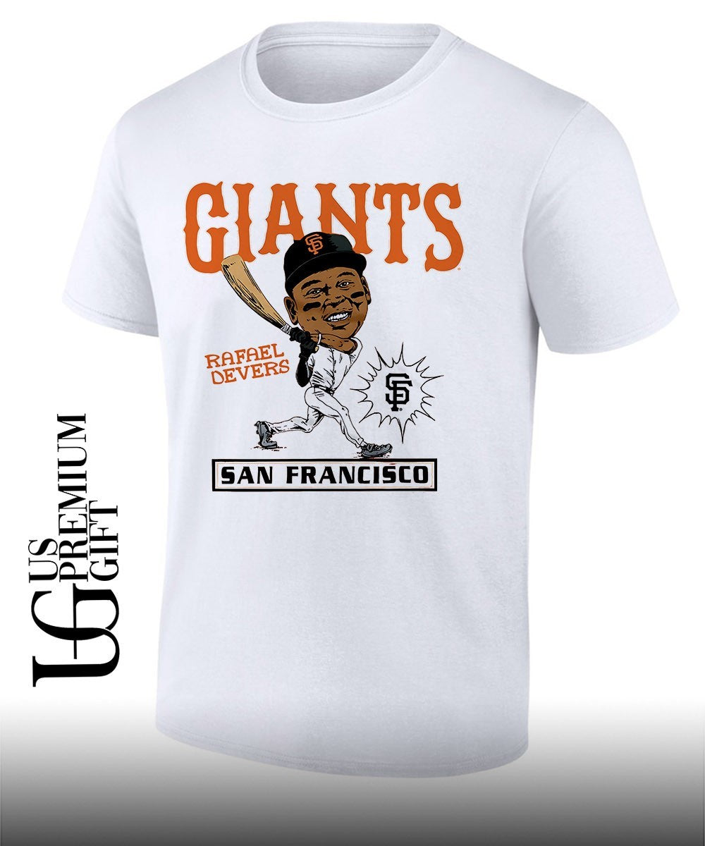 Rafael Devers San Francisco Giants baseball caricature signature shirt Unisex T-shirt, Sweatshirt, Hoodie, Long Sleeve Tee - T-Shirt, Sweatshirt, Hoodie