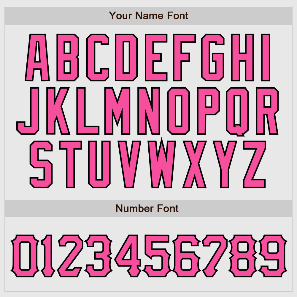 Custom White Black Pinstripe Pink-Black Authentic Raglan Sleeves Baseball Jersey baseball jersey product view 4