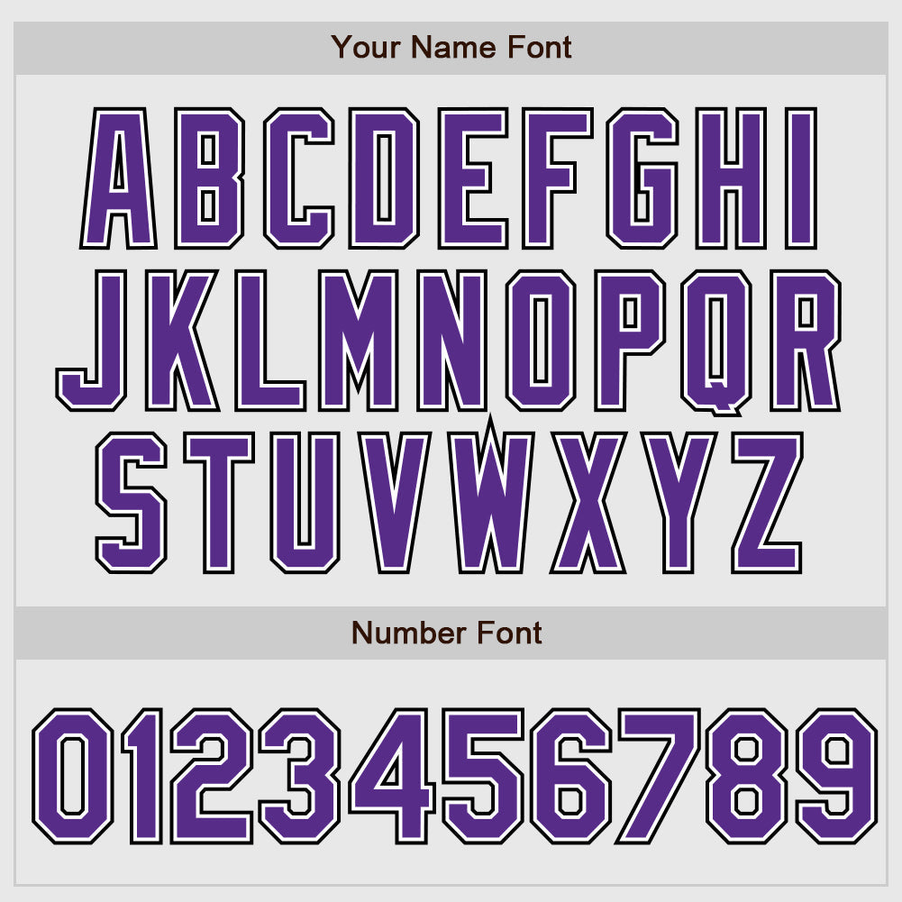 Custom White Black Pinstripe Purple-Black Authentic Raglan Sleeves Baseball Jersey baseball jersey product view 4