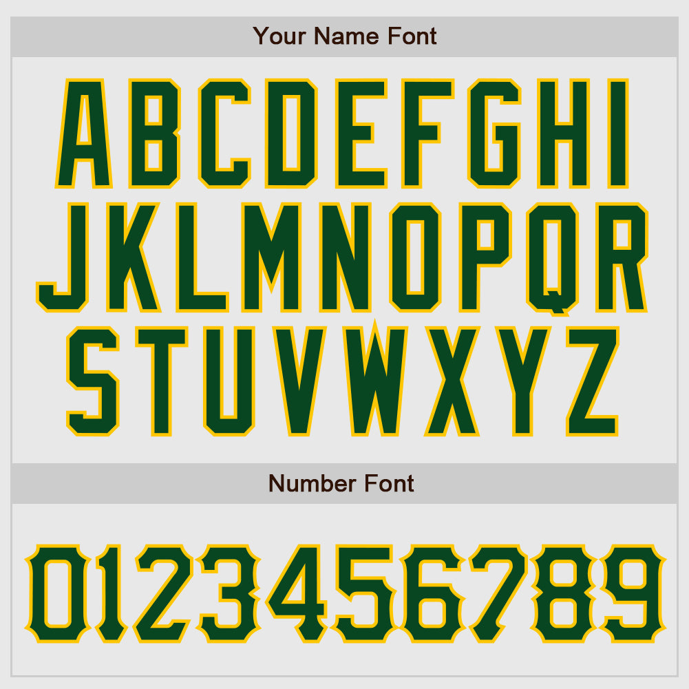 Custom White Green Pinstripe Green-Gold Authentic Raglan Sleeves Baseball Jersey baseball jersey product view 4