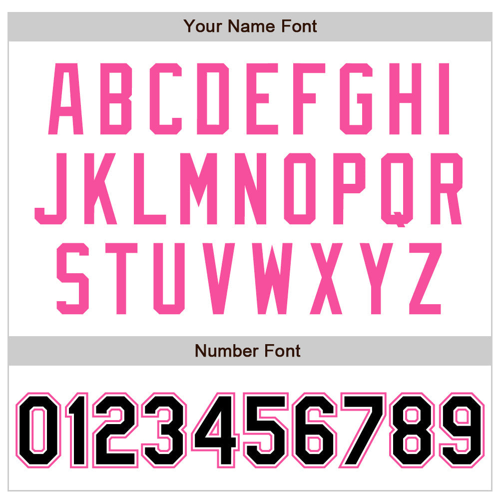 Custom White Black-Pink Authentic Raglan Sleeves Baseball Jersey baseball jersey product view 5