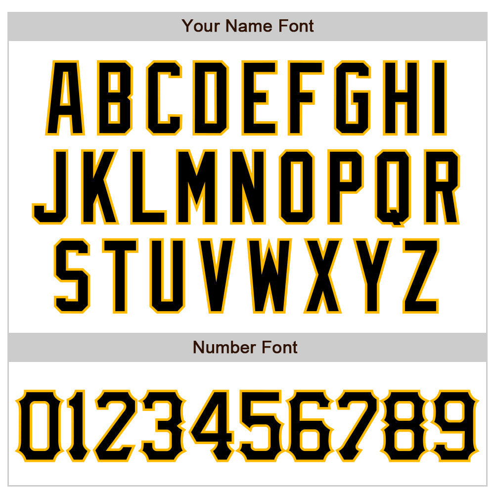 Custom White Black-Gold Authentic Raglan Sleeves Baseball Jersey baseball jersey product view 5