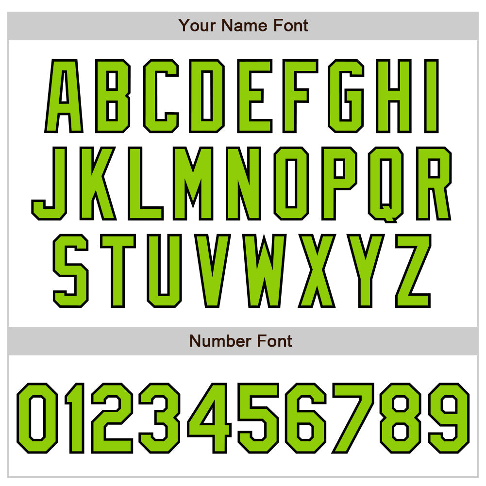Custom White Neon Green-Black Authentic Raglan Sleeves Baseball Jersey baseball jersey product view 5