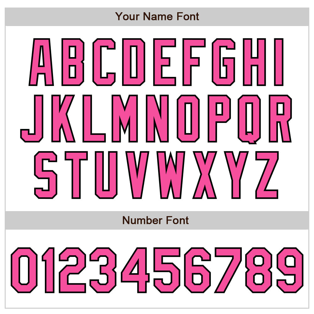 Custom White Pink-Black Authentic Raglan Sleeves Baseball Jersey baseball jersey product view 5
