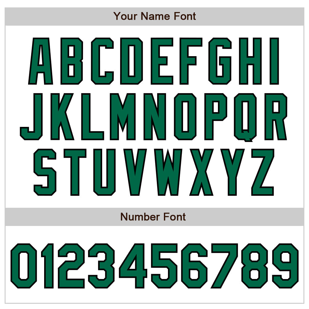 Custom White Kelly Green-Black Authentic Raglan Sleeves Baseball Jersey baseball jersey product view 5
