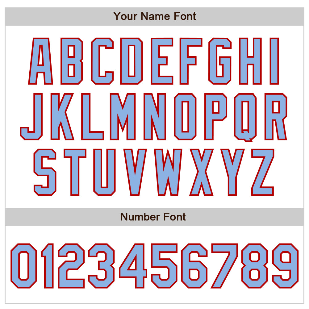 Custom White Light Blue-Red Authentic Raglan Sleeves Baseball Jersey baseball jersey product view 5