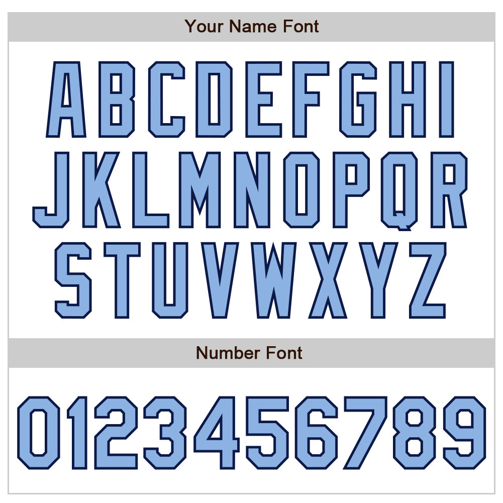 Custom White Light Blue-Navy Authentic Raglan Sleeves Baseball Jersey baseball jersey product view 5