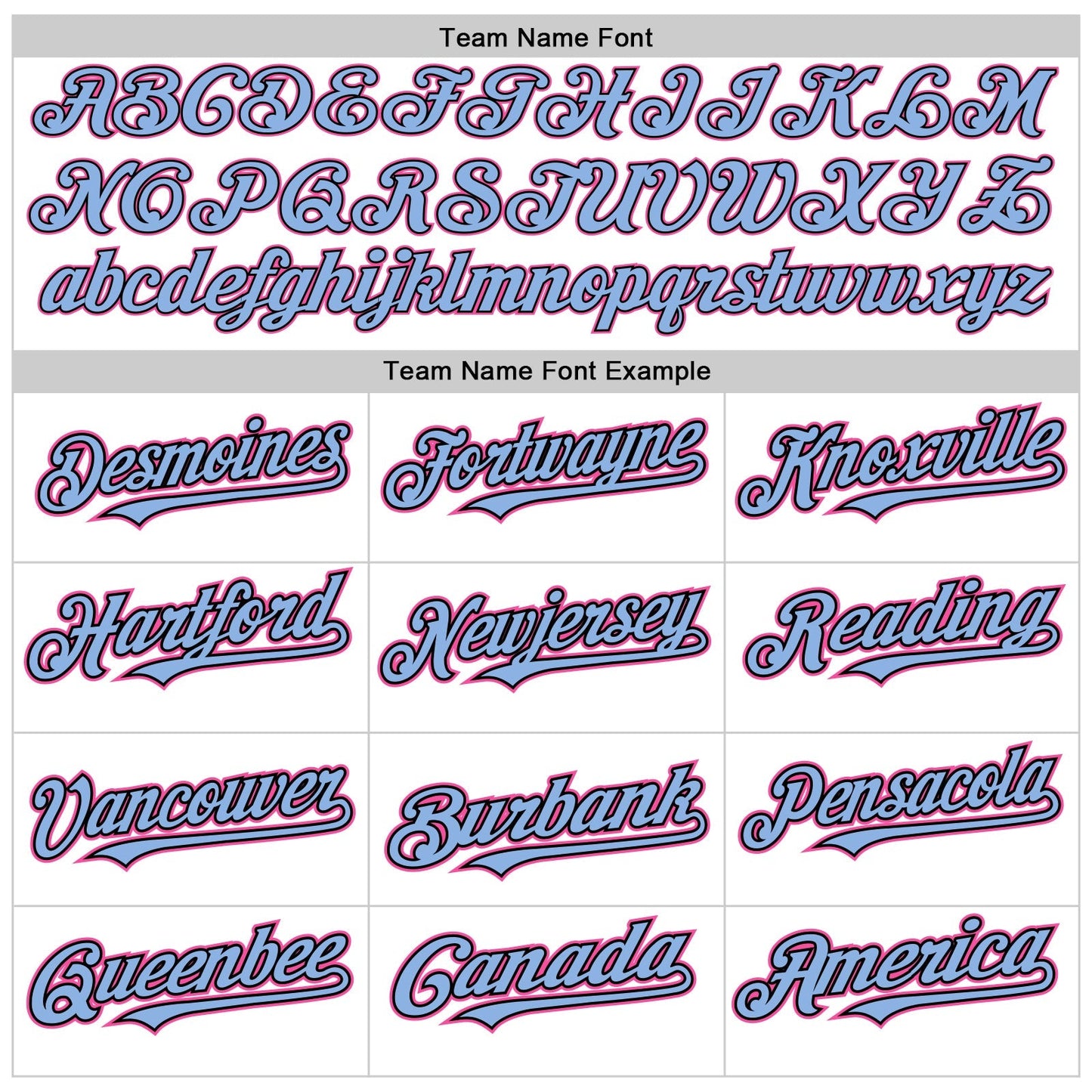 Custom White Light Blue Black-Pink Authentic Raglan Sleeves Baseball Jersey baseball jersey product view 4