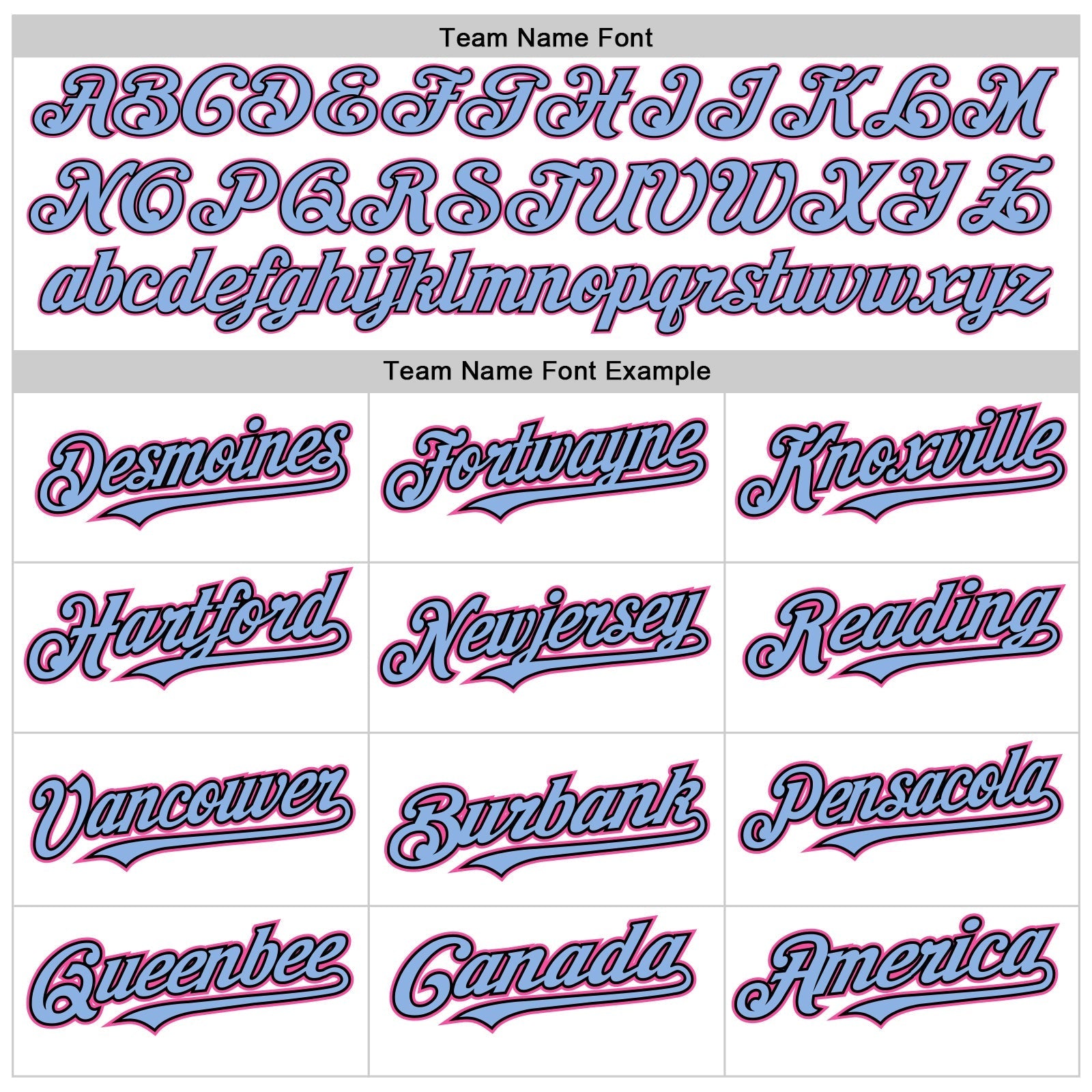 Custom White Light Blue Black-Pink Authentic Raglan Sleeves Baseball Jersey baseball jersey product view 4