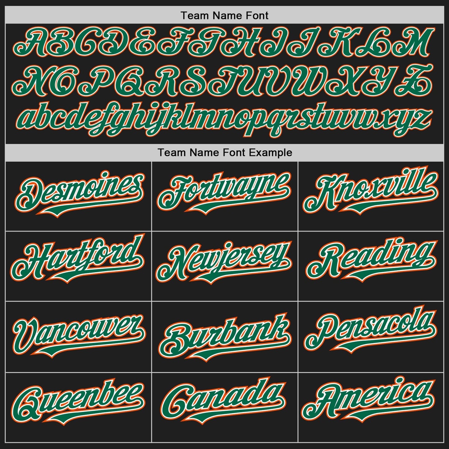 Custom Black Kelly Green-Orange Authentic Raglan Sleeves Baseball Jersey baseball jersey product view 4