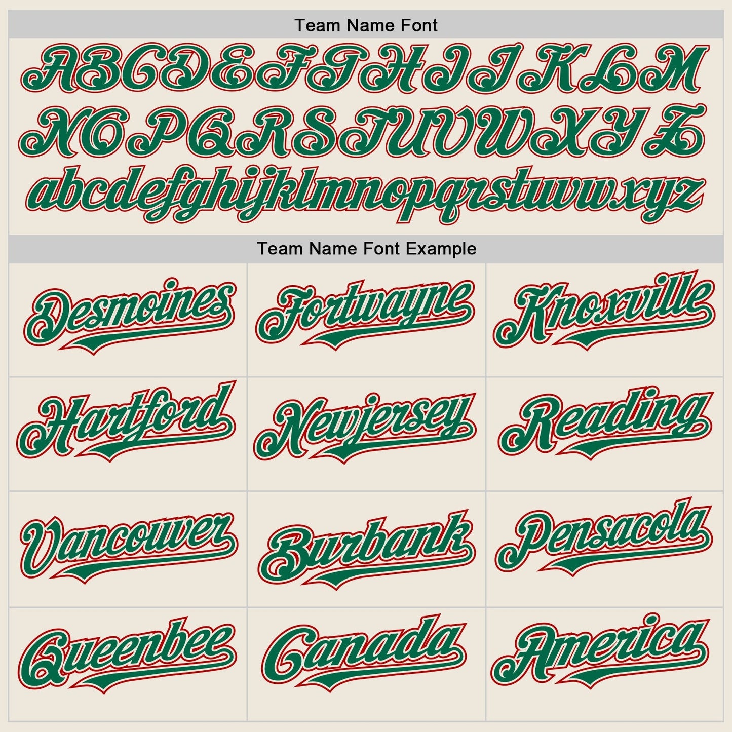 Custom Cream Kelly Green-Red Authentic Raglan Sleeves Baseball Jersey baseball jersey product view 4
