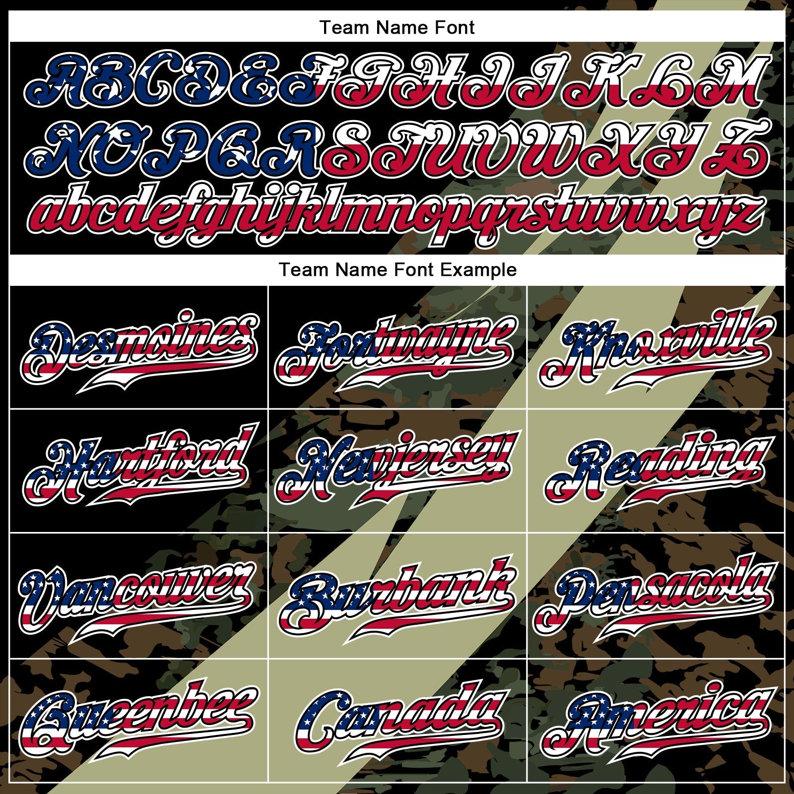 Custom Camo USA Flag Red Blue Black-White Patriotic Stars & Stripes Raglan Sleeves Authentic Baseball Jersey baseball jersey product view 4