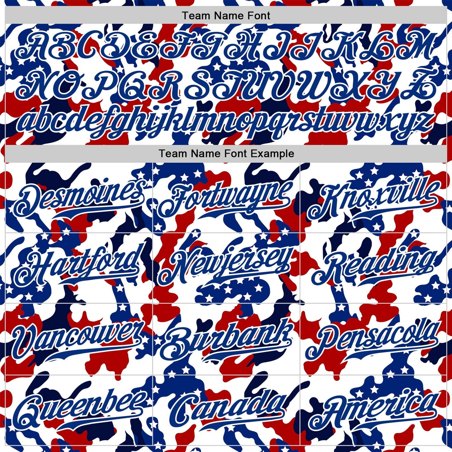 Custom White Royal Red-Navy Camo American Flag Patriotic Raglan Sleeves Authentic Baseball Jersey baseball jersey product view 4