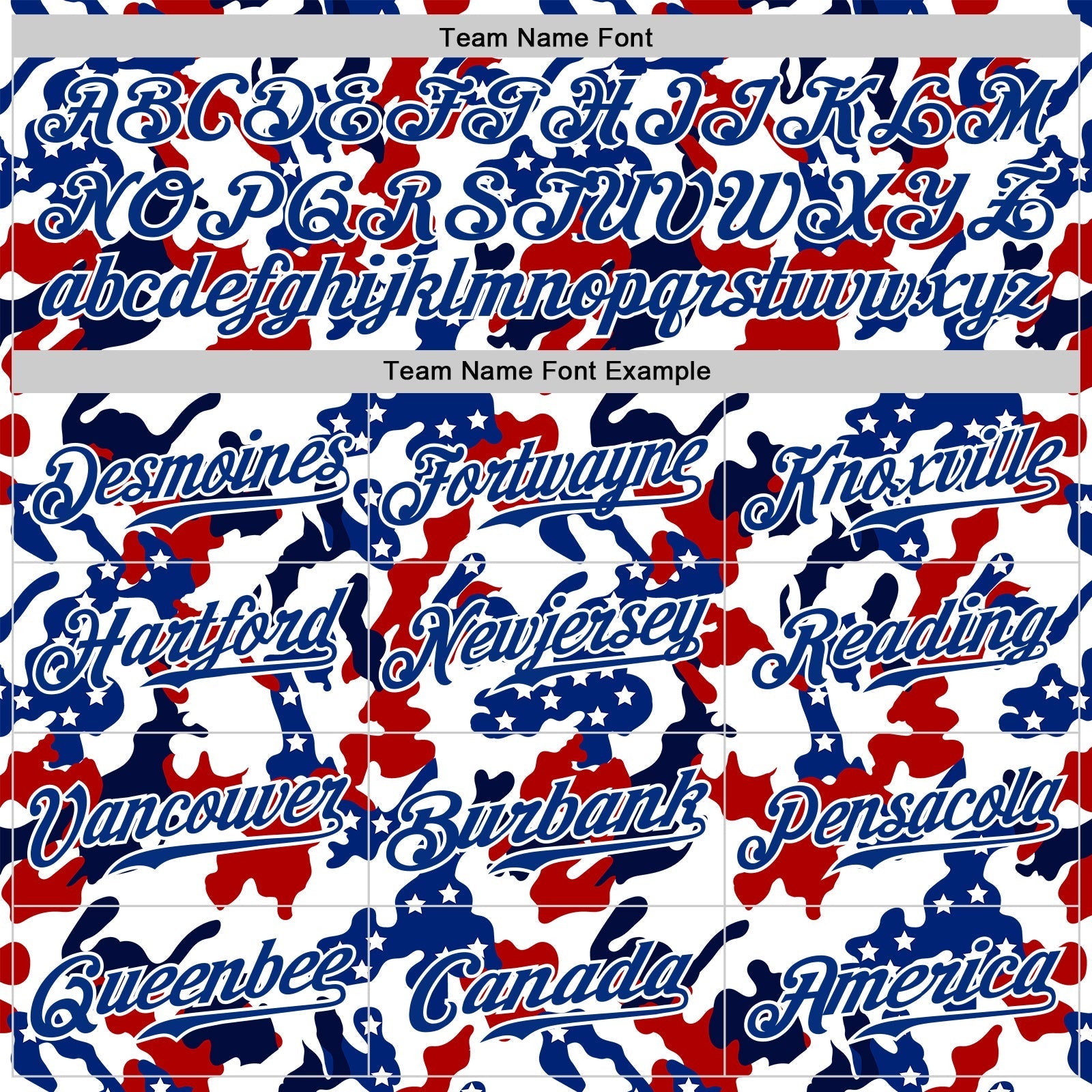 Custom White Royal Red-Navy Camo American Flag Patriotic Raglan Sleeves Authentic Baseball Jersey baseball jersey product view 4