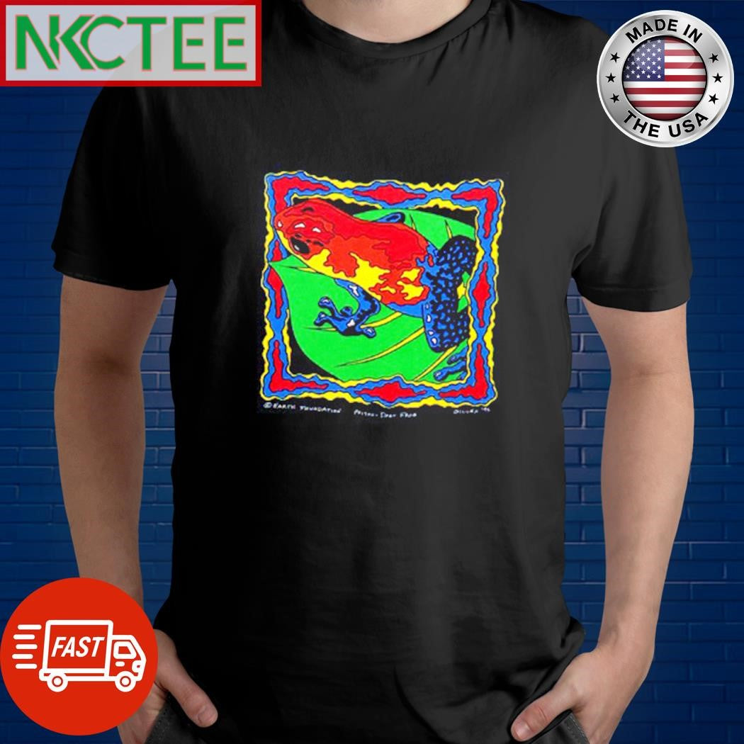 Rainforest Rescue Campaign 1993 USA Made ALORE Poison Dart Frog art shirt Unisex T-shirt, Sweatshirt, Hoodie, Long Sleeve Tee - T-Shirt, Sweatshirt, Hoodie