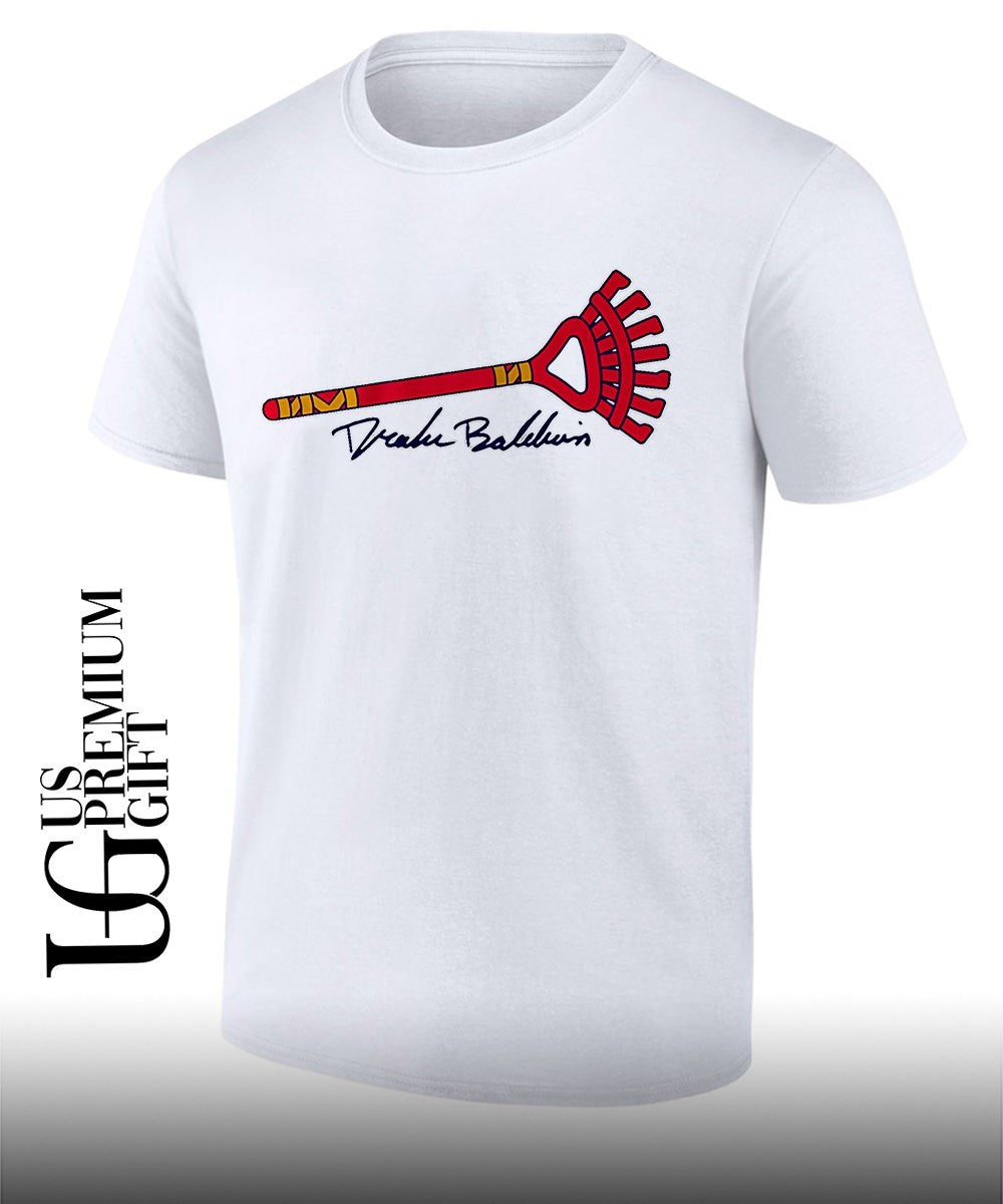 Rake Drake Baldwin Atlanta Braves baseball logo shirt Unisex T-shirt, Sweatshirt, Hoodie, Long Sleeve Tee - T-Shirt, Sweatshirt, Hoodie