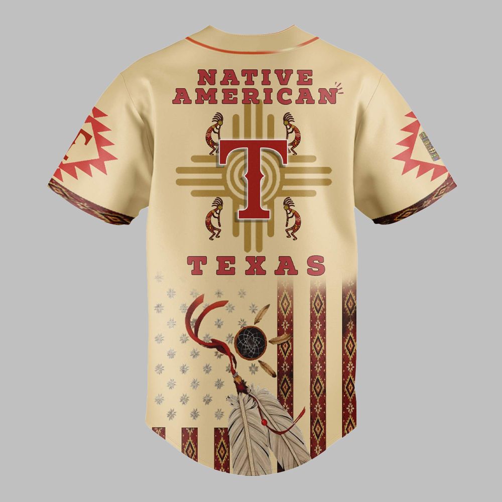 Rangers Native American Jersey 2025 - Grishko.com sports jersey product view 3